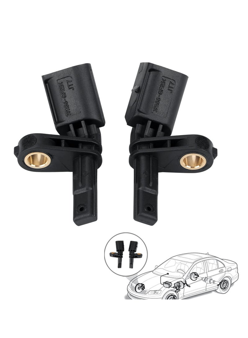 SYOSI ABS Wheel Speed Sensor, Front Left and Right 2pcs/set, OE WHT003856 WHT003857 Compatible with Audi(A3 TT),Porsche(Carrera GT),SEAT(Leon),Volkswagen Wheel Speed Sensor  - Image 1