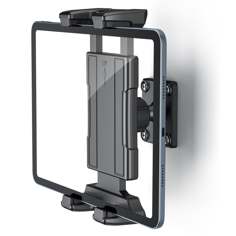 OHLPRO Universal Tablet Wall Mount Holder for 4.7-13 inch Tablet Smartphone eReader, 360Â° Adjustment Compatible with iPad, iPhone, Kindle Fire HD, Galaxy Tab, Switch, Drilled Screw Mounting - Image 1