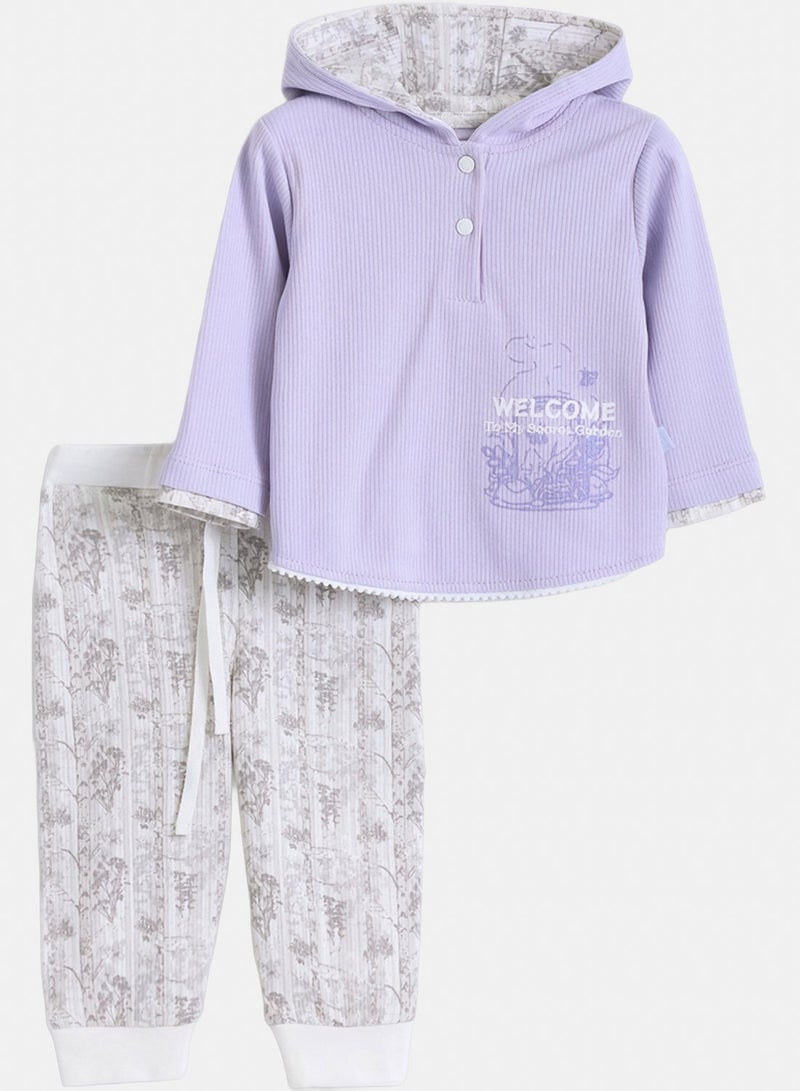 Junior Baby Girls Secret Garden Pyjama Set - Image 1