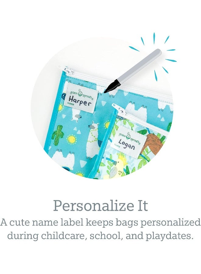 green sprouts Reusable Insulated Sandwich Bags (2 Pack) - Image 4