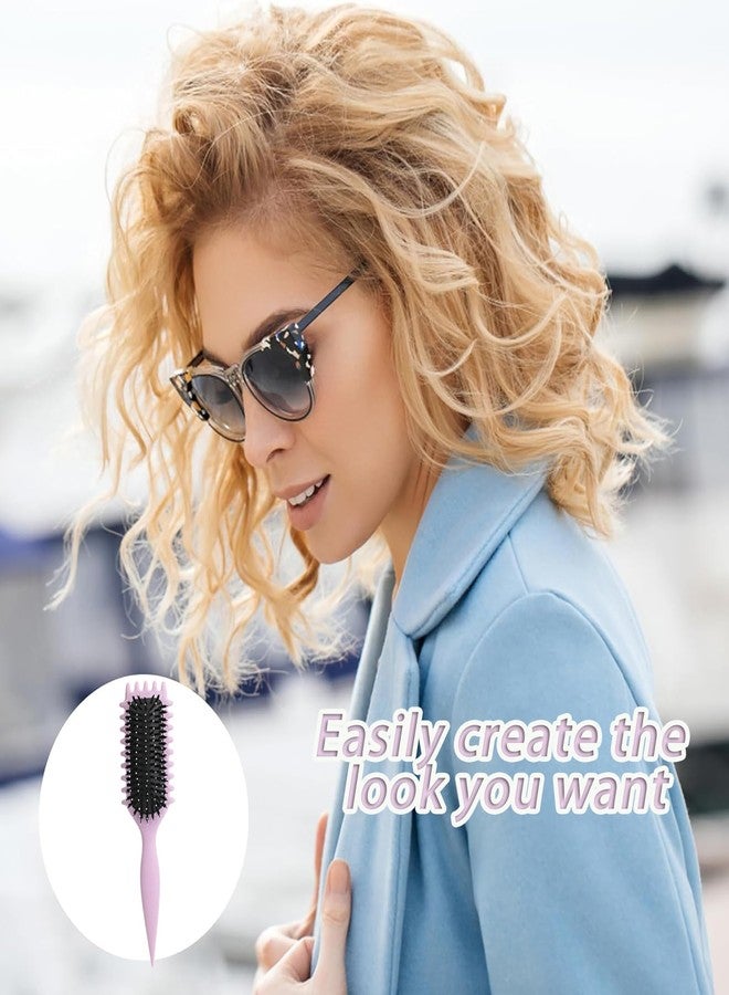 NUDFSY Curl Defining Brush - Flexible Paddle Hair Brush, Detangling, For Women & Men, Long/Short/Straight/Curly Hair - Image 5