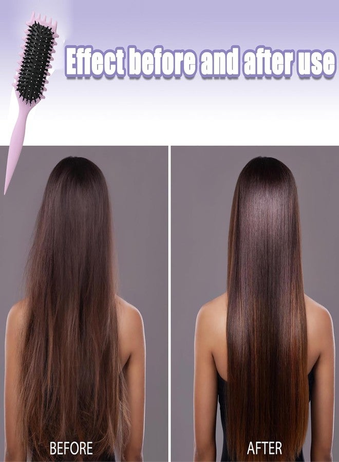 NUDFSY Curl Defining Brush - Flexible Paddle Hair Brush, Detangling, For Women & Men, Long/Short/Straight/Curly Hair - Image 3