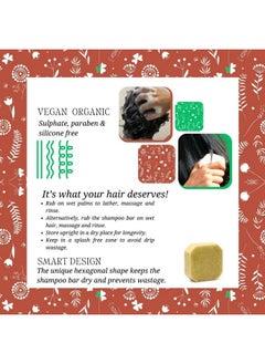 Rustic Art Neem Tulsi Shampoo Bar With Charcoal | Deep Cleansing, Oily, Dandruff Prone Hair | Sulphate & Paraben Free | Natural & Organic | For Women & Men | 75 Gm  - Image 3