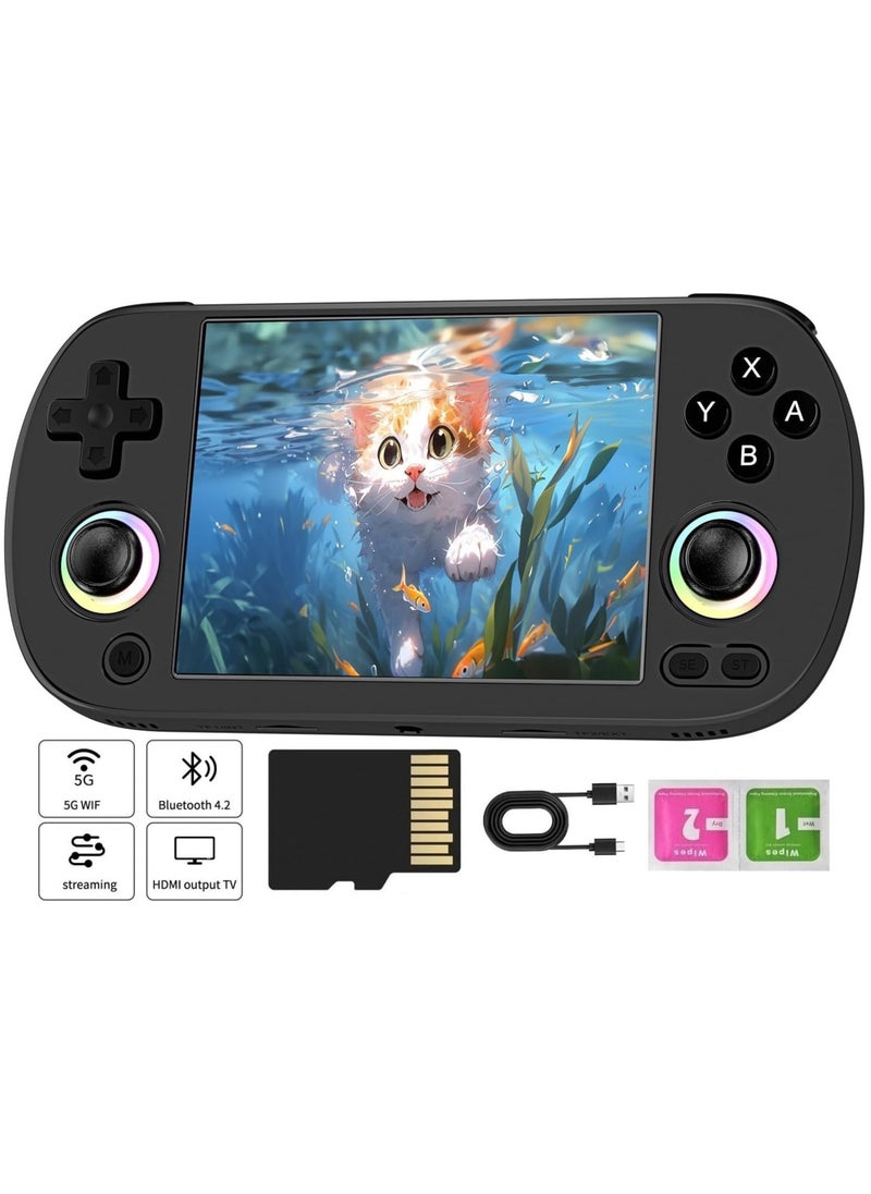 ANBERNIC  RG40XX H Retro Handheld Game Console, 4.0 Inch IPS Screen Linux System Built-in 64G TF Card 5488 Games Support HDMI TV Output 5G WIFI Bluetooth 4.2  - Image 1