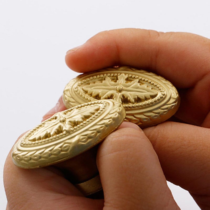 Solid Brass Single Hole Drawer Handle 4 Inch Raised Pattern Cabinet Knob Furniture Pull - Image 5