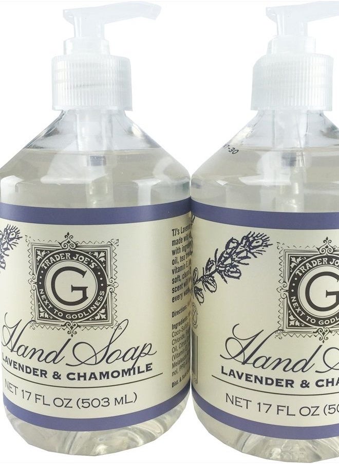 TJ's - Trader Joe's Lavender & Chamomile Hand Soap - 2 Pac - Image 1