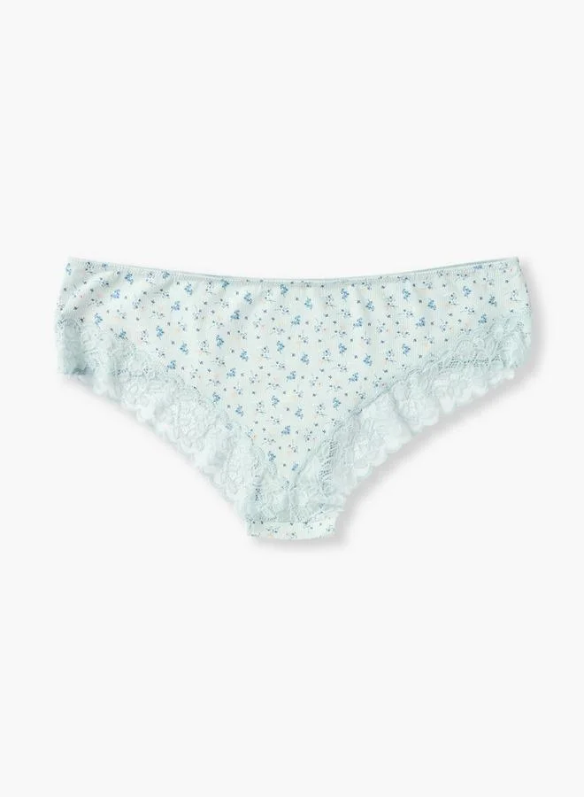 سبلاش فيڤ Cheekster Brief with Floral Print