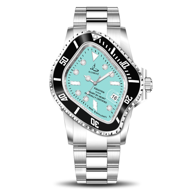 illimite ساعات أوتوماتيكية ذائبة للرجال ILLIMITE حركة ميكانيكية ذاتية التعبئة يابانية Miyota 8215 ساعة نسائية مقاومة للماء من الفولاذ المقاوم للصدأ ساعات معصم فنية سريالية Pea001
