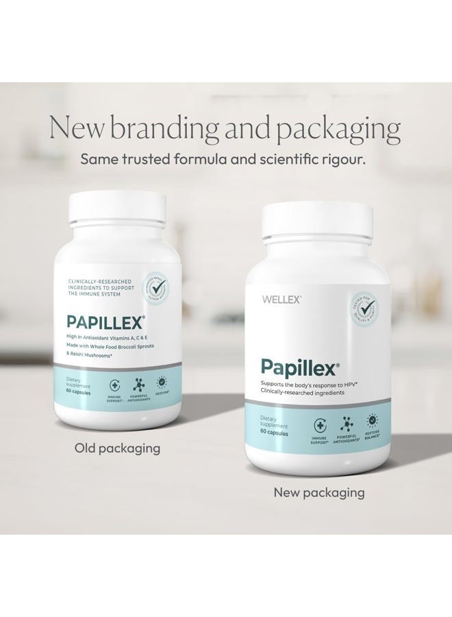 Papillex Dietary Supplement Tablets All Natural Immune Support - Immunity Defense - Best Immune System Booster - Organic 60 Capsules Bottle (3 Pack) - Image 2