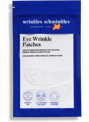 WRINKLES SCHMINKLES Wrinkles Schminkles Under Eye Wrinkle Patches Smooth Eye Wrinkles Crows Feet  Dark Circles Overnight 1 Pair Reusable Medical Grade Silicone Patches 