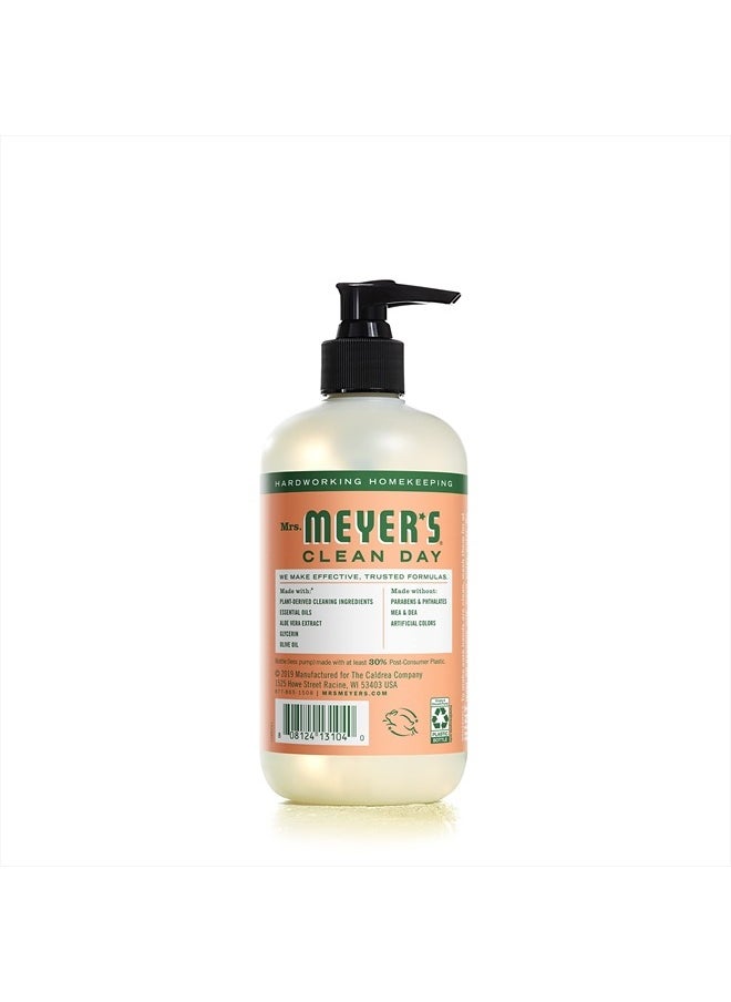 Mrs. Meyer's Clean Day Hand Soap, Made with Essential Oils, Biodegradable Formula, Geranium, 12.5 fl. oz - Pack of 3  - Image 2