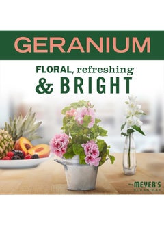 Mrs. Meyer's Clean Day Hand Soap, Made with Essential Oils, Biodegradable Formula, Geranium, 12.5 fl. oz - Pack of 3  - Image 3