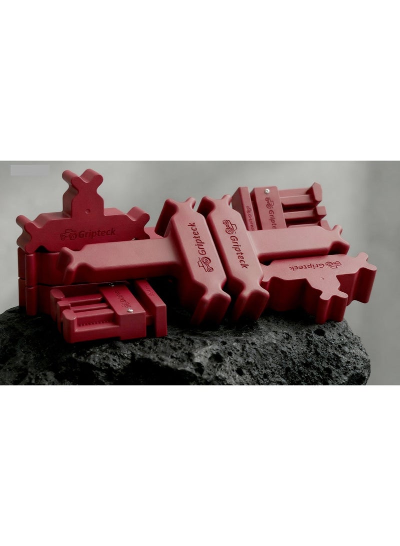 Gripteck Gazelle Red Blockers Set - Image 1
