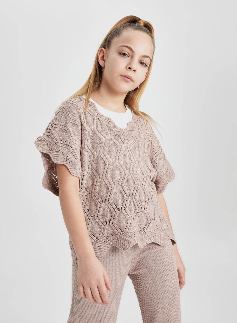 DeFacto Girl Regular Fit Sweater Vest - Image 3