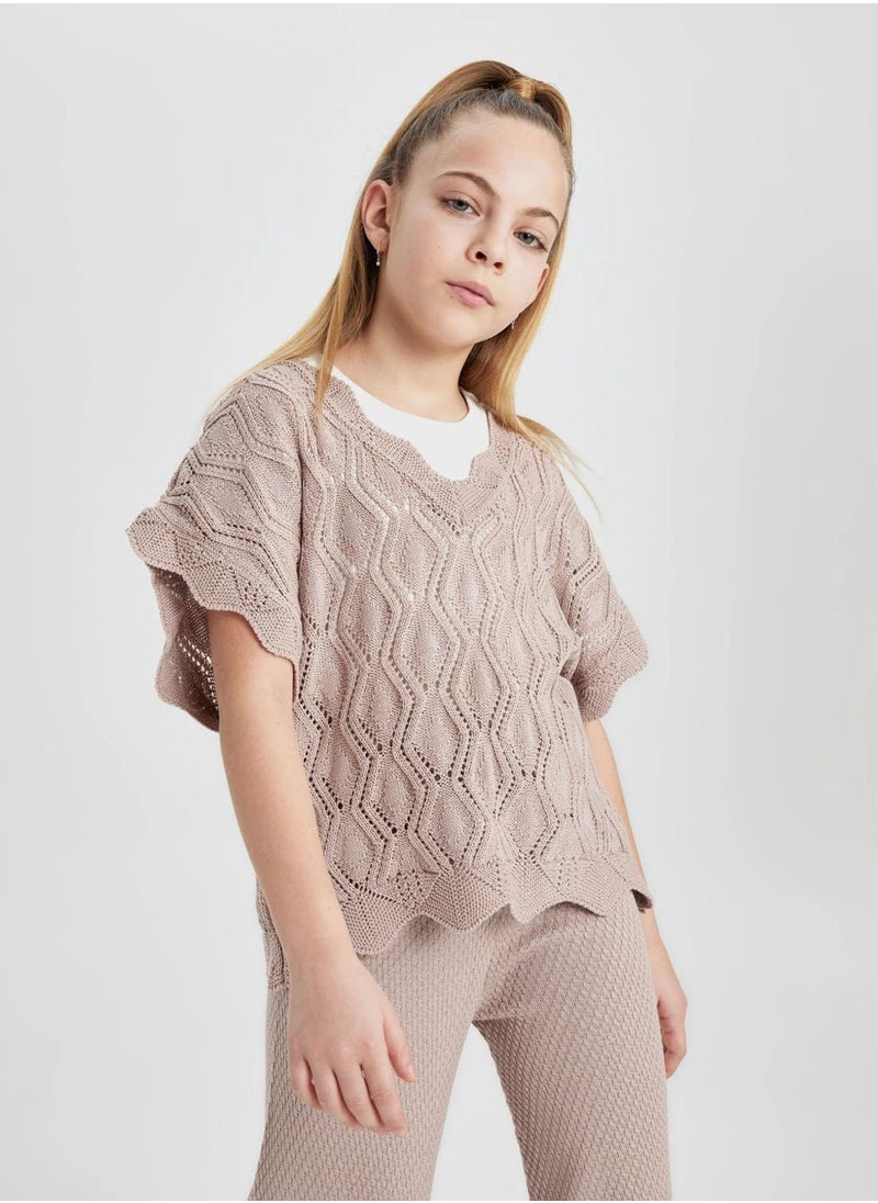 DeFacto - Girl Regular Fit Sweater Vest - Image 1