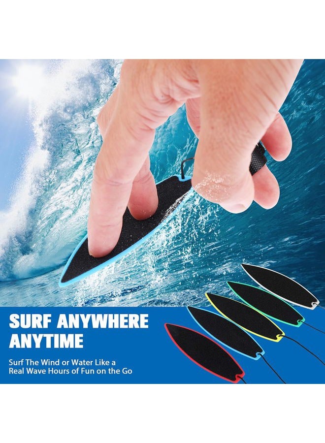 Aster 10Packs Finger Surfboard, Mini Wind Surfing Toys, Surf The Wind, Fingertip Surfboard for Kids, Teens, Adults - Image 2