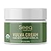 Seeq Wellness Organic Vulva Balm, Intimate Skins Care, Menopause Support, Relieves Feminine Dryness, Itching, Burning, Redness, Irritation - All Natural - 2 oz - Image 2