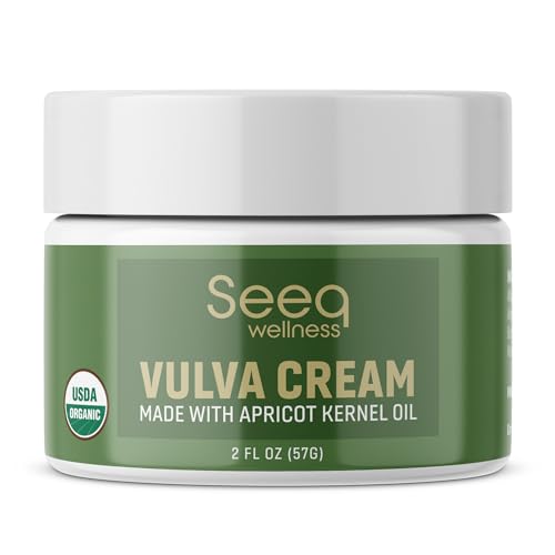 Seeq Wellness Organic Vulva Balm, Intimate Skins Care, Menopause Support, Relieves Feminine Dryness, Itching, Burning, Redness, Irritation - All Natural - 2 oz - Image 1
