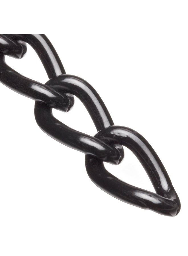 Campbell 0712577 Hobby and Craft Twist Chain, Black Plated, No. 250 Trade, 0.099 In. Diameter, 25 lbs Load Capacity, 33 Feet Mini Reel - Image 4