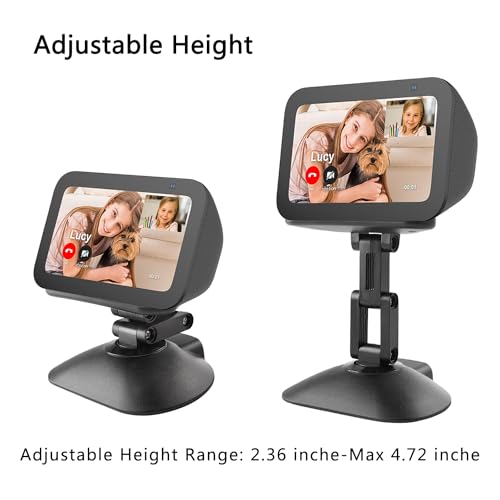 Dianves Stand for Echo Show 5 3rd Gen Cell PhoneAdjustable Height Smart Speaker Stand Table Mount BracketMagnetic AntiSlip Base for Show 5 3rd Generation - Image 3