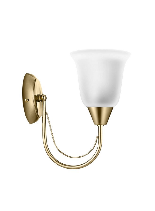 wipro BeuHome Single Wall Light BW05 | Premium Indoor Decorative Light with Frosted Glass | Contemporary Sleek Design | Surface Mounted Classic Wall Light | E27 (1H, Brush Bronze) - Image 3