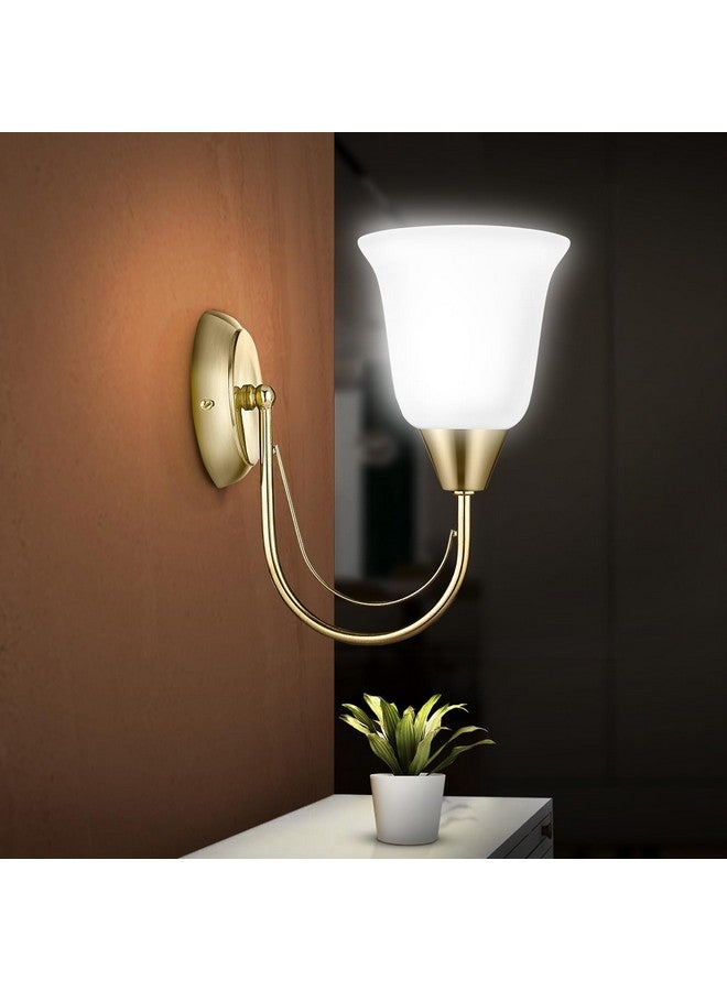 wipro BeuHome Single Wall Light BW05 | Premium Indoor Decorative Light with Frosted Glass | Contemporary Sleek Design | Surface Mounted Classic Wall Light | E27 (1H, Brush Bronze) - Image 2