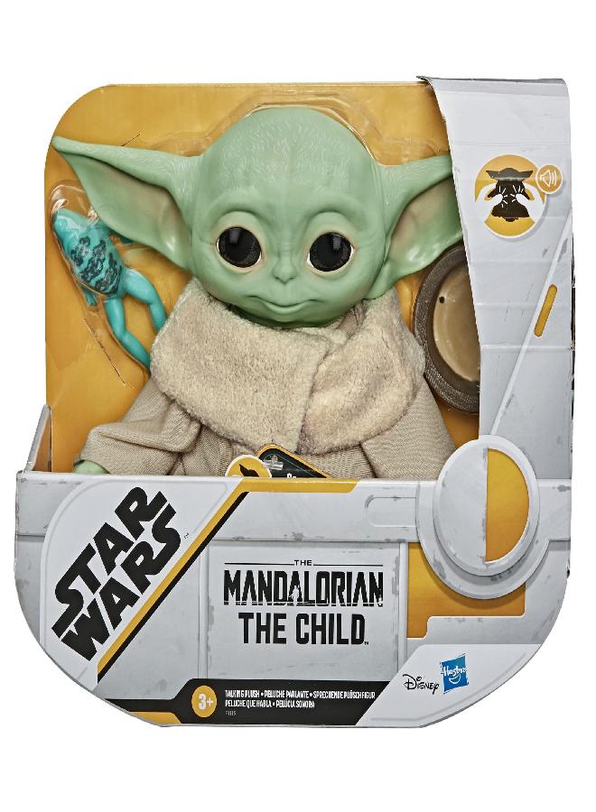 STAR WARS STAR WARS The Child Talking Plush Toy with Character Sounds and Accessories, The Mandalorian Toy for Kids Ages 3 and Up, Green - Image 1
