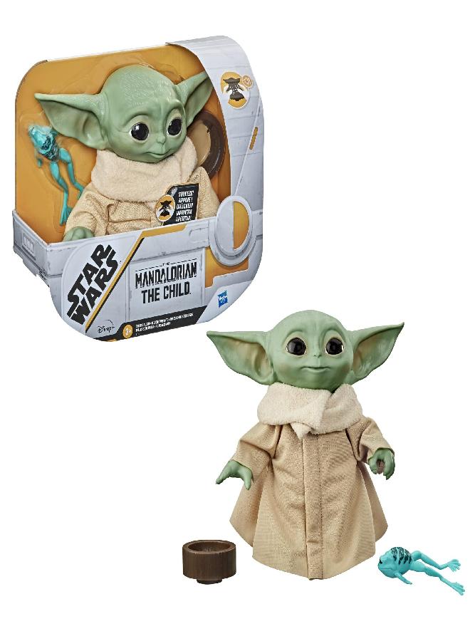 STAR WARS STAR WARS The Child Talking Plush Toy with Character Sounds and Accessories, The Mandalorian Toy for Kids Ages 3 and Up, Green - Image 5