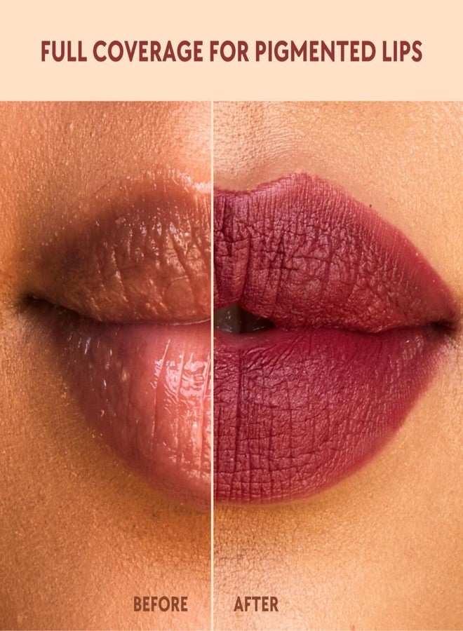 INTIMIFY Premium Matte Liquid Lip Stick For Women Maroon 6 ml (Pack of 1) - Image 3