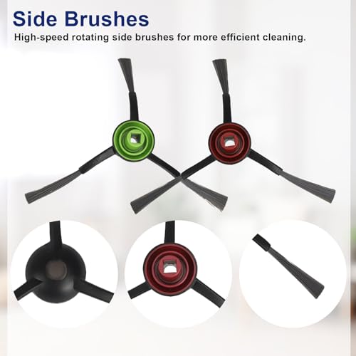 Feilifan 19 PCS Accessories Kit for ECOVACS DEEBOT N10 PLUS/ T9+/ N8 PRO+/ N8+/ T8AIVI+/ T8+ Robot Vacuum, Replacement Parts Main Brush, Side Brush, Filter, Mop pads, Dust Bag - Image 3