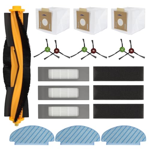 Feilifan 19 PCS Accessories Kit for ECOVACS DEEBOT N10 PLUS/ T9+/ N8 PRO+/ N8+/ T8AIVI+/ T8+ Robot Vacuum, Replacement Parts Main Brush, Side Brush, Filter, Mop pads, Dust Bag - Image 1