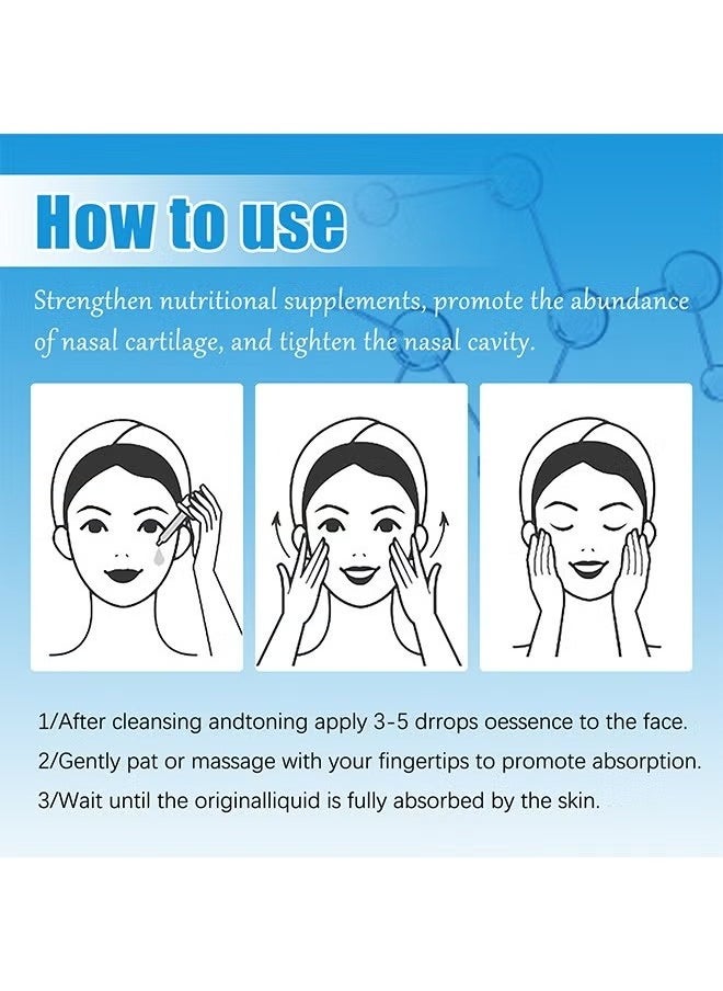 West&Month Nose Lift Up Essential Oil- Heighten Rhinoplasty Collagen Firming Moisturizing Perfect Nose Serum Reshape Natural Beauty Skin Care 10ml  - Image 5
