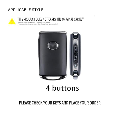 Ysbxitu 4 Buttons Remote Key Fob Cover Case Keychain Compatible with CX-60 CX-90 MX-5 CX-30 CX-5 CX-50 CX-9 2 3 6 - Image 2
