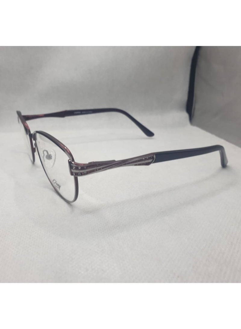 Full Rim Eyeglasses 30596 - 2, Silver , Cat Eye  - Women - Image 5