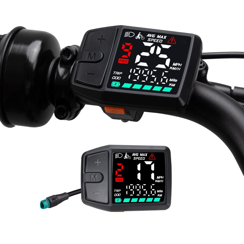 BAFANG 5 Pin Male Ebike Display for Bafang CAN Protocol Motors Ebike Speedometer Bike Computer with 09 PAS DZ41 M620 M600 M560 M510 M420 mid Drive Motors DC 24V48V - Image 2