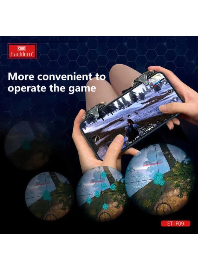 Earldom F09 Mobile Trigger Controller – Shoot & Fire Button for iOS & Android Gaming - Image 3