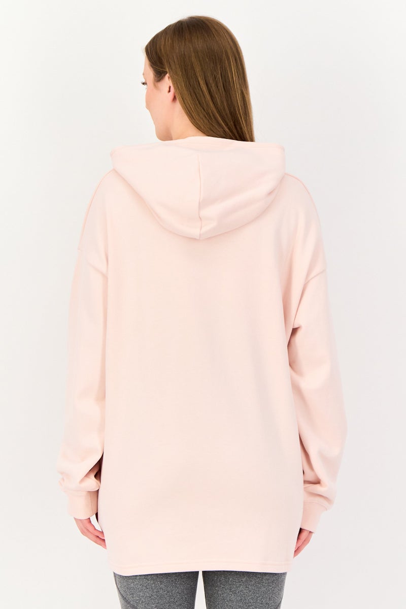 New Balance Women Sportswear Fit Long Sleeve Outdoor Hoodie, Light Pink - Image 4