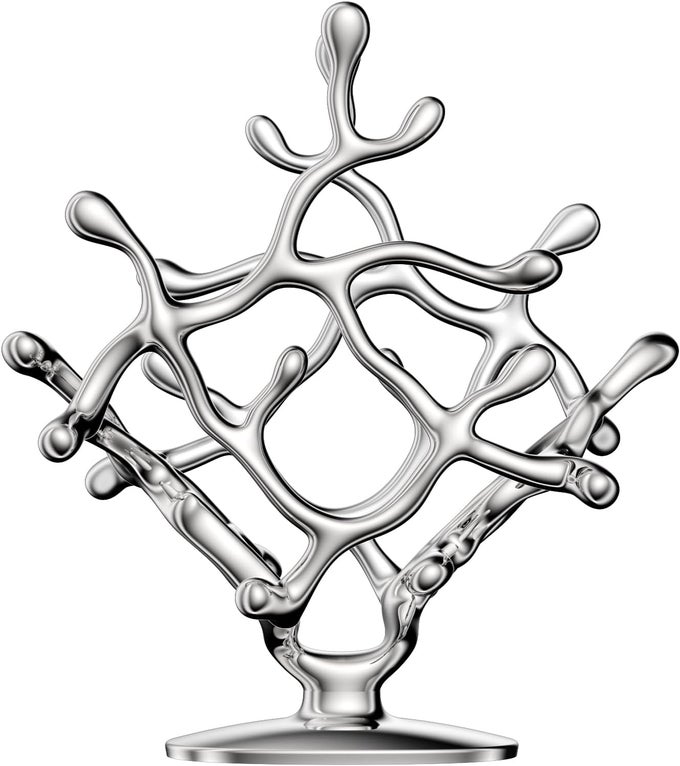NAPKIN HOLDER CORAL DESIGN POLISHED STAINLESS STEEL FOR DINNER LUNCH NAPKINS ELEGANT HOME DECOR FOR DINING TABLE KITCHEN PREMIUM QUALITY