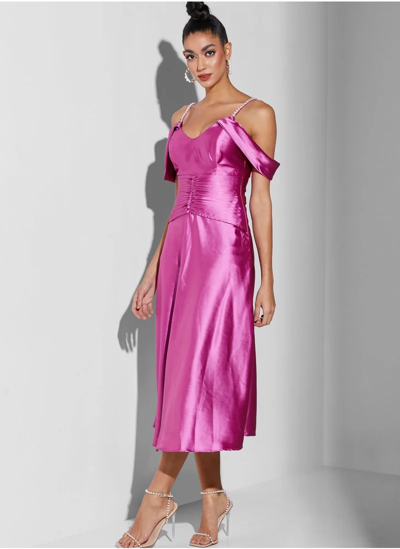 Jewel Jemila Cold Shoulder Cut Out Detail  Dress