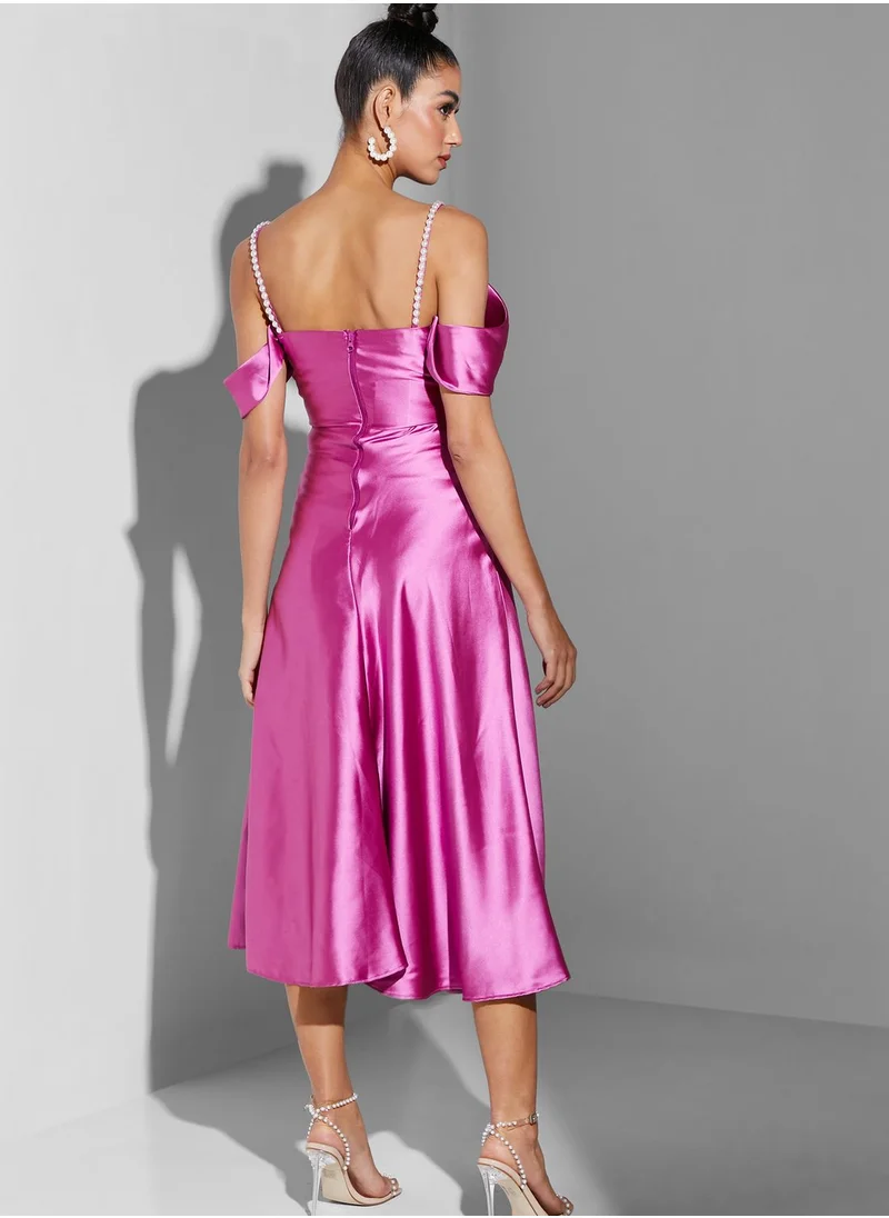 Jewel Jemila Cold Shoulder Cut Out Detail  Dress