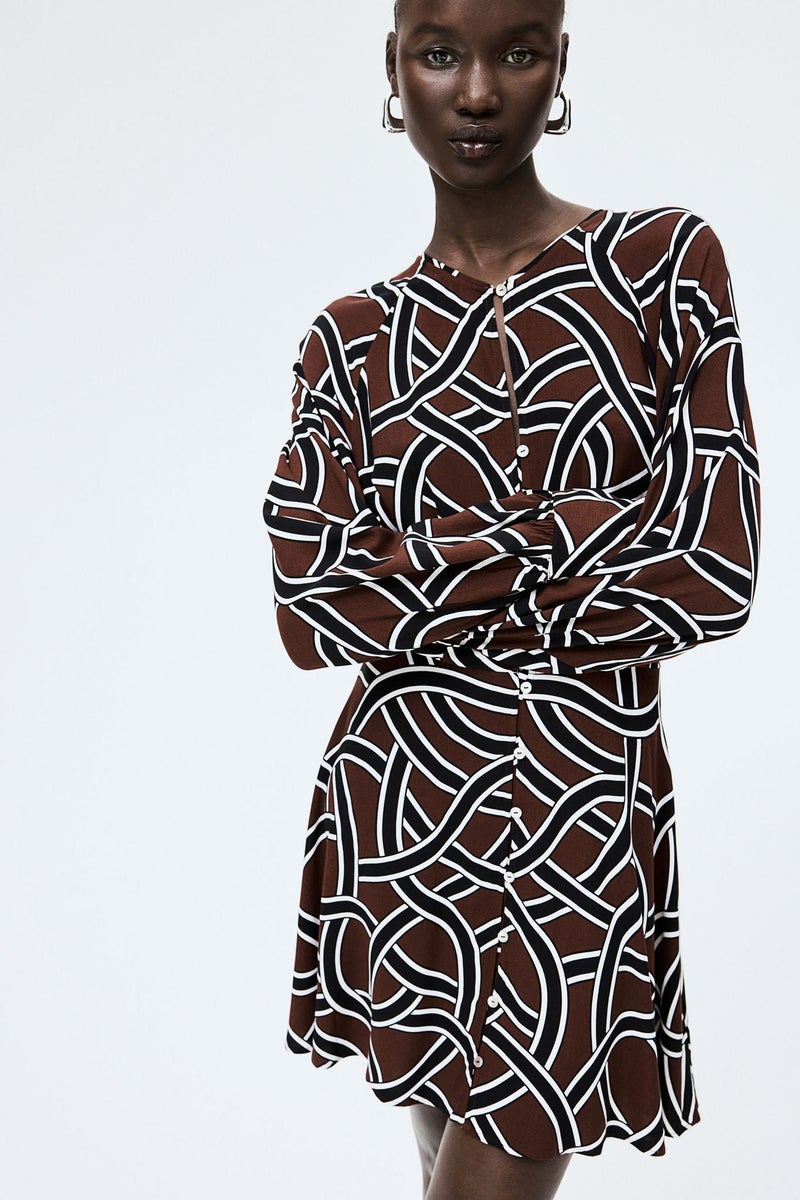 H&M Abstract Print Dress  - Image 1