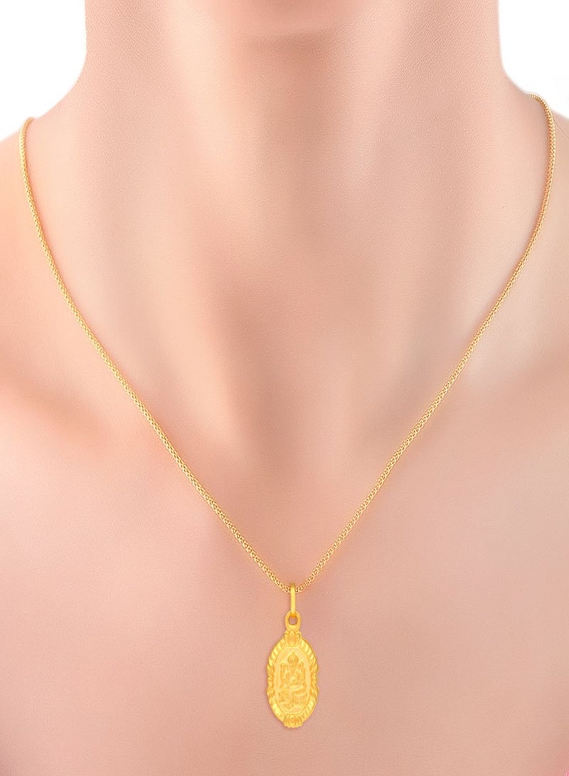Malabar Gold and Diamonds 22 Carat 916 Purity Malabar Gold Pendant EMPN137Y - Image 4