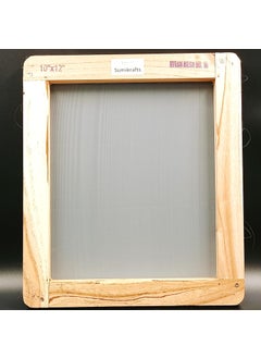 sumikrafts Sumikrafts Screen Printing Wooden Frame Medium Large 1012 with PreStretched Nylon Mesh No 16 Durable ReadytoUse Screen Printing Frame 