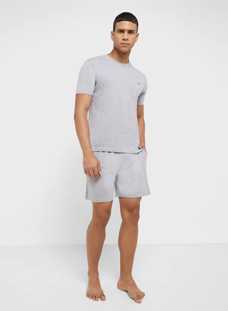 Seventy Five Nightwear T-Shirt & Shorts Set