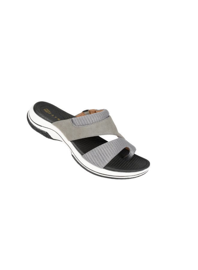 ZAYNA 221-190 Zayna Ladies Casual Sandals 23ABT173 Grey - Image 1