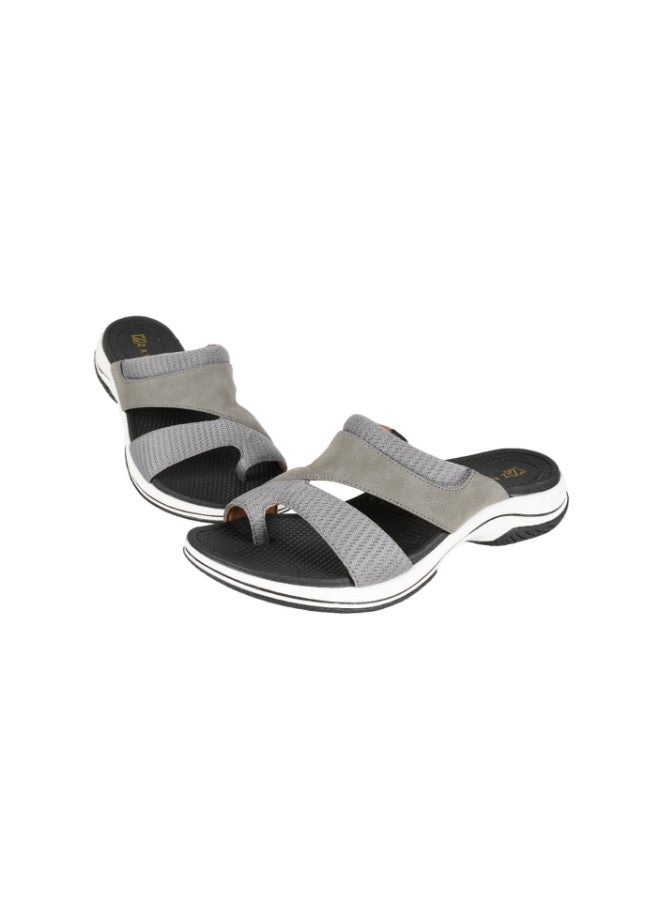 ZAYNA 221-190 Zayna Ladies Casual Sandals 23ABT173 Grey - Image 2