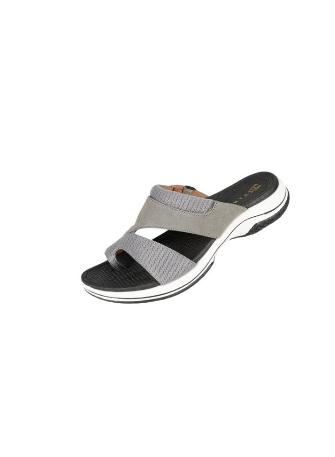 ZAYNA 221-190 Zayna Ladies Casual Sandals 23ABT173 Grey - Image 3