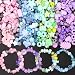 GMMA Assorted Acrylic Pony Beads Shapes for Bracelet Making Flower Bow Butterfly Candy Star Heart GummyBear Cute Beads for Jewelry Making Pink Purple Blue Green - Image 2