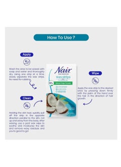 Nair Hair Remover Body Wax Strips Coconut 20s  - Image 5
