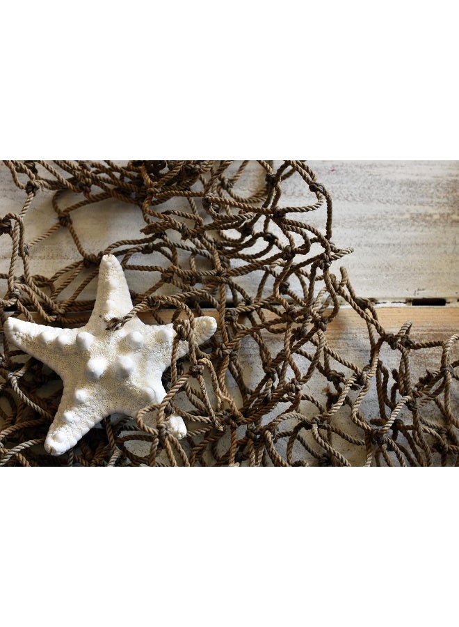 Nautical Crush Trading Fishing Net - 1 Pack of 5' X 10' - Fishing Net Décor - Decorative Fishing Net Wall Decor - Nautical Fish Net - Fishing Net Decoration - Fish Net Decorative - Fishnet Décor - Sea Netting Décor - Image 4